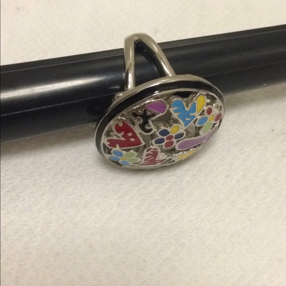 Stainless  steel ring size 7 approx